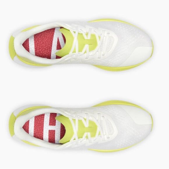 NWT Lane Eight Unisex Relay Trainer Athletic Tennis Shoe White/Yellow -Size M 11 - Picture 6 of 9